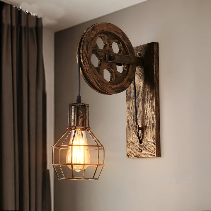 Industriell LED Vegglampe for Stue | Moderne Designbelysning