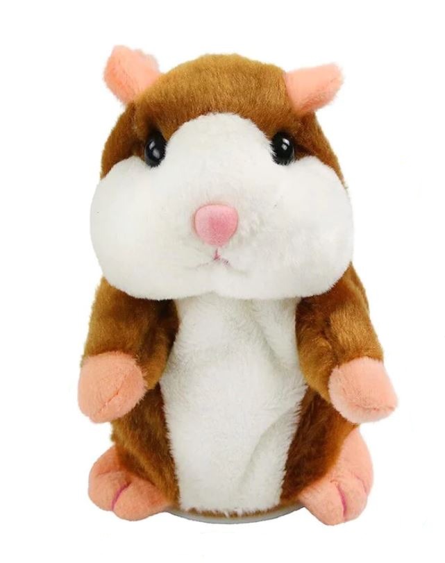 Interaktiv Gjenfortellende Hamster Plysjleke for Barn