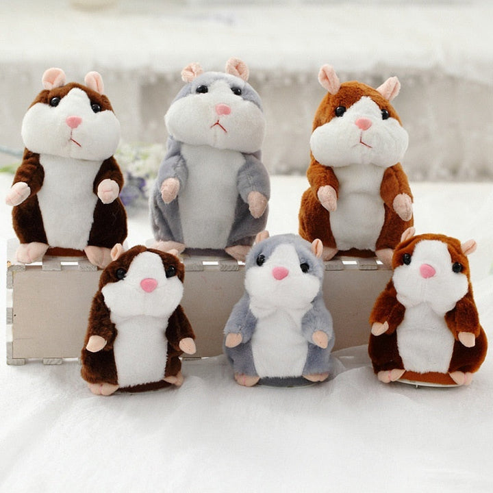 Interaktiv Gjenfortellende Hamster Plysjleke for Barn