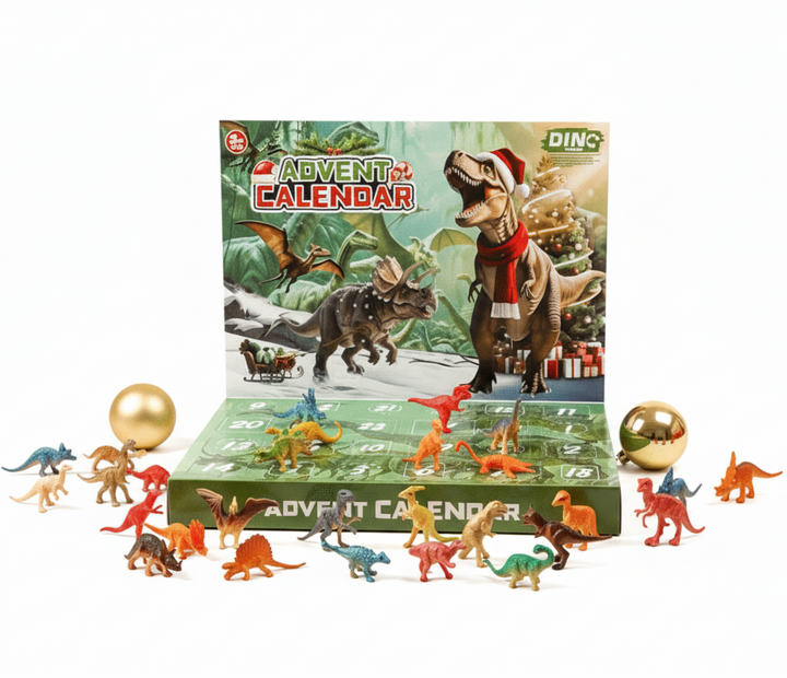 Julekalender med Dinosauroverraskelser for Barn