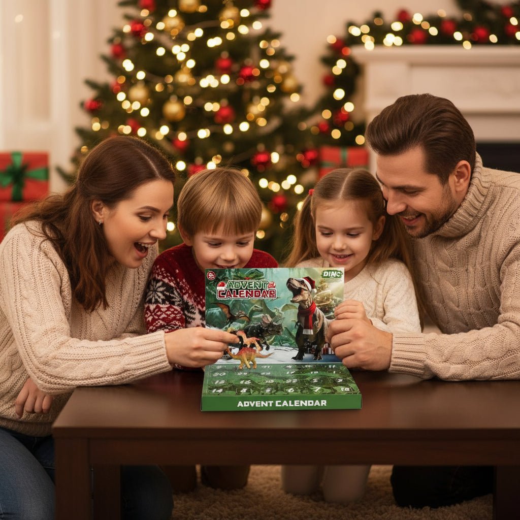Julekalender med Dinosauroverraskelser for Barn