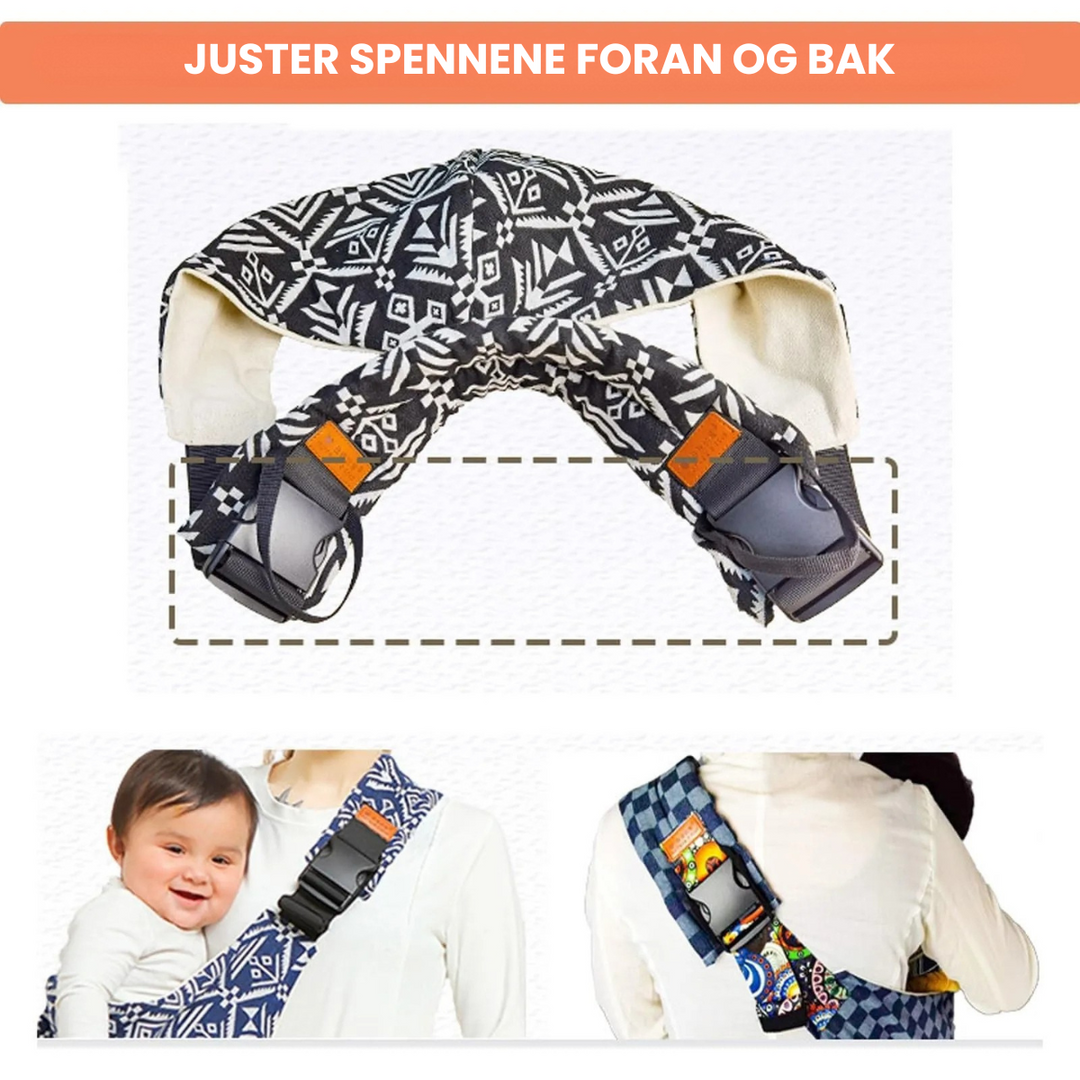 Bæreslynge for Barn - Justerbar &amp; Ergonomisk Design