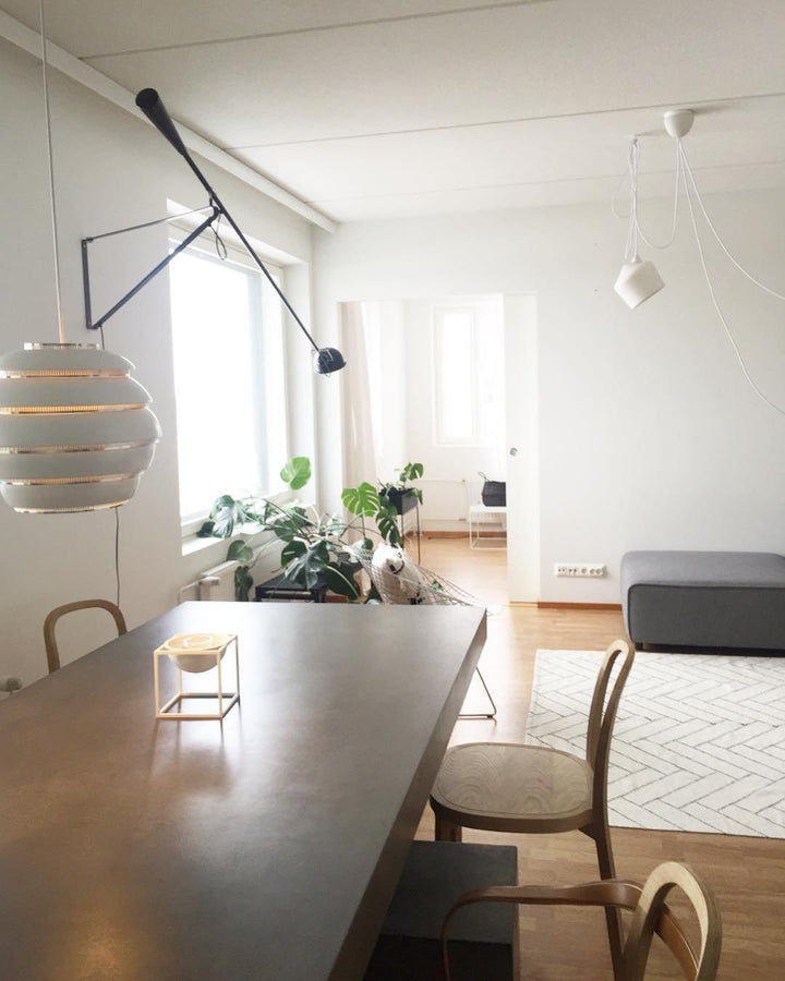 Justerbar Industriell Vegglampe for Hjemmet – Allsidig Belysning