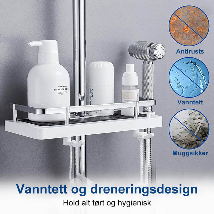 Justerbar Dusjstang | Rustbestandig og Praktisk