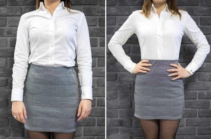 Unisex Justerbart Skjorteholderbelte for Perfekt Stil