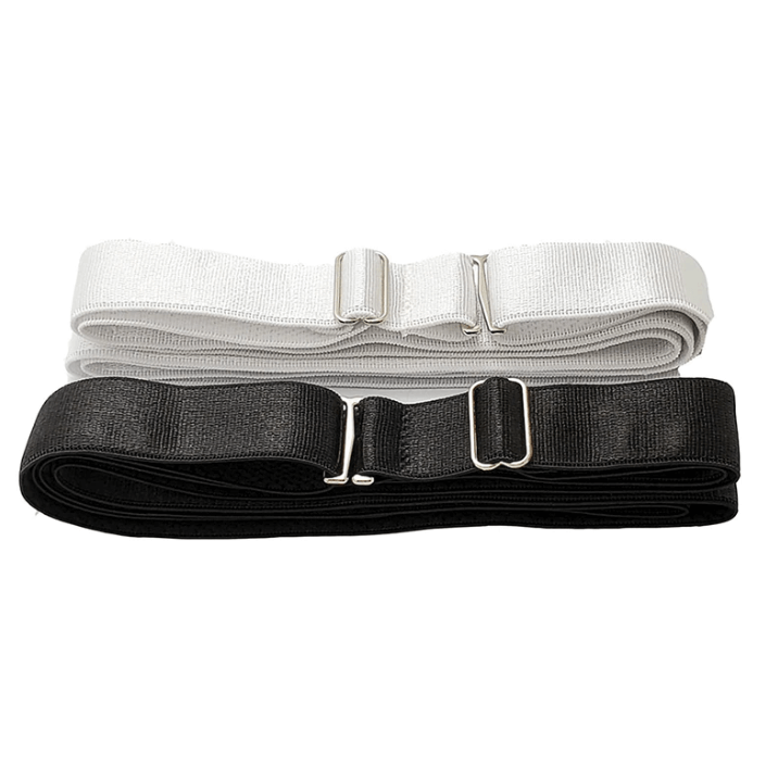 Unisex Justerbart Skjorteholderbelte for Perfekt Stil