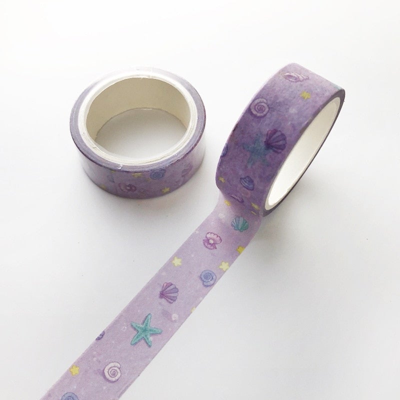 Kawaii Dekorativ Washi-tape Sett (5 ruller)