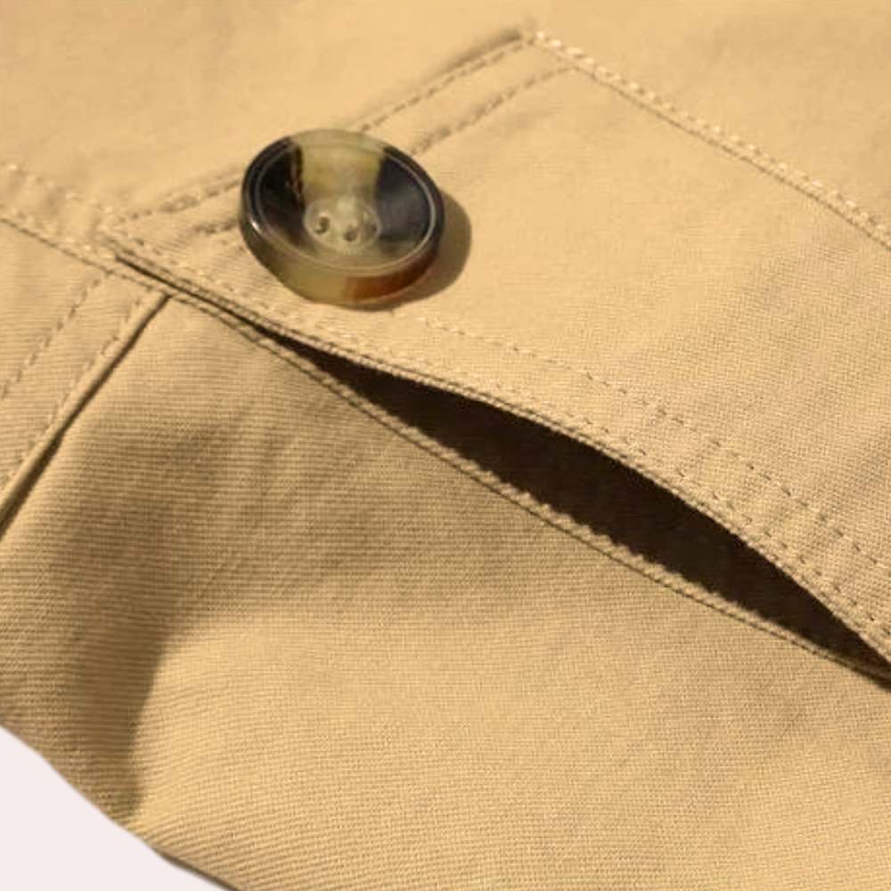 Herre Trenchcoat – Tidløs Eleganse for Enhver Anledning