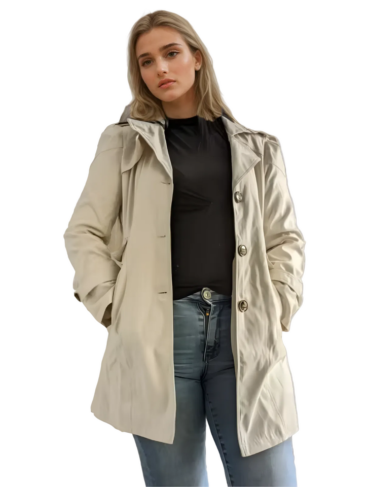 Klassisk Trenchcoat for Kvinner – Tidløs Eleganse i Hverdagen