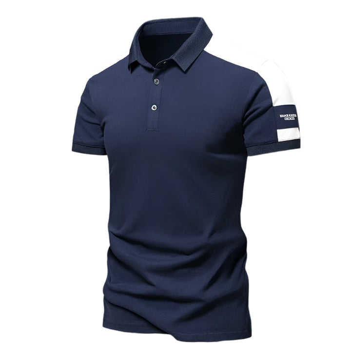 Stilig Herre Kortærmet Polo – Klassisk Komfort for Hverdagen
