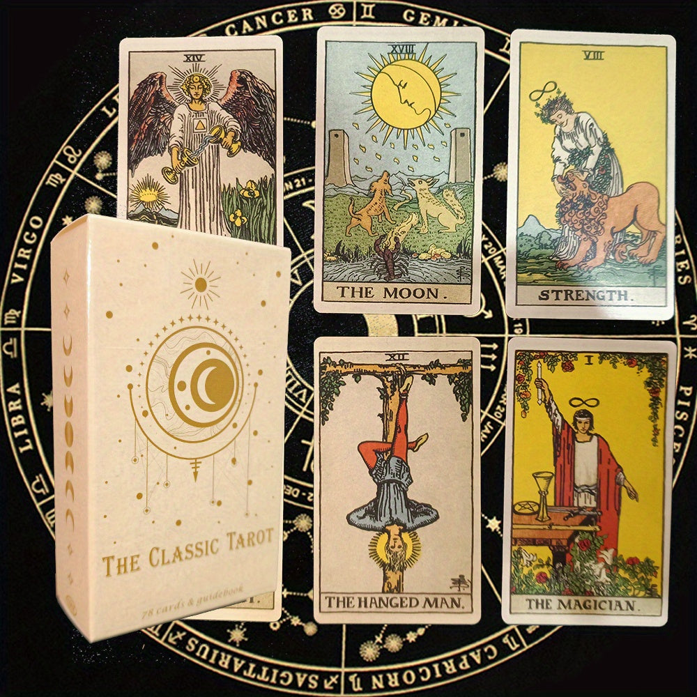 Klassisk Tarotspill – 78 Kort for Spirituell Innsikt og Veiledning