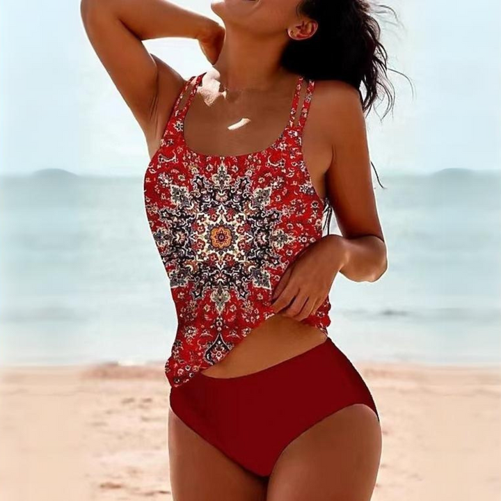 Dame Bademote: Komfortabelt Badedrakt med Moderne Stil