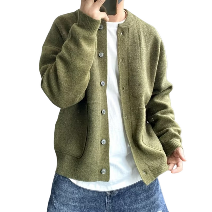 Herrecardigan med Knapper – Komfortabel og Stilfull Herre