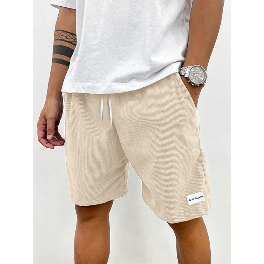 Komfortable Cordfløyelshorts for Menn
