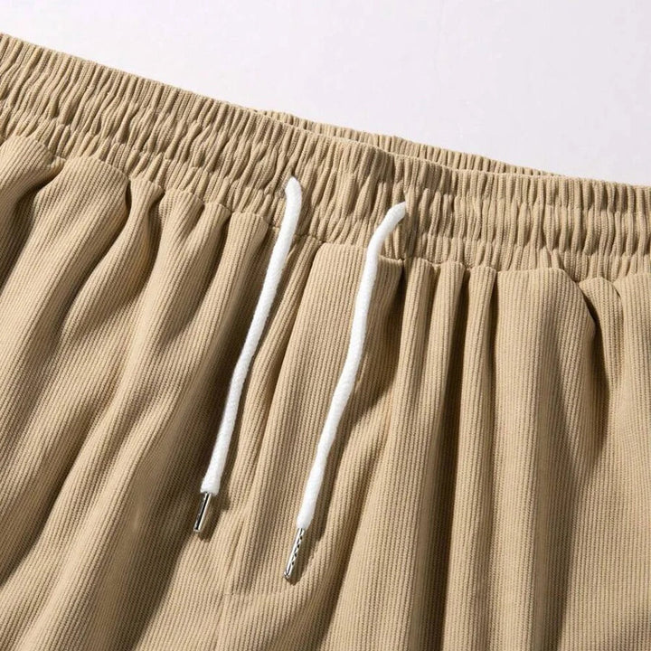 Komfortable Cordfløyelshorts for Menn