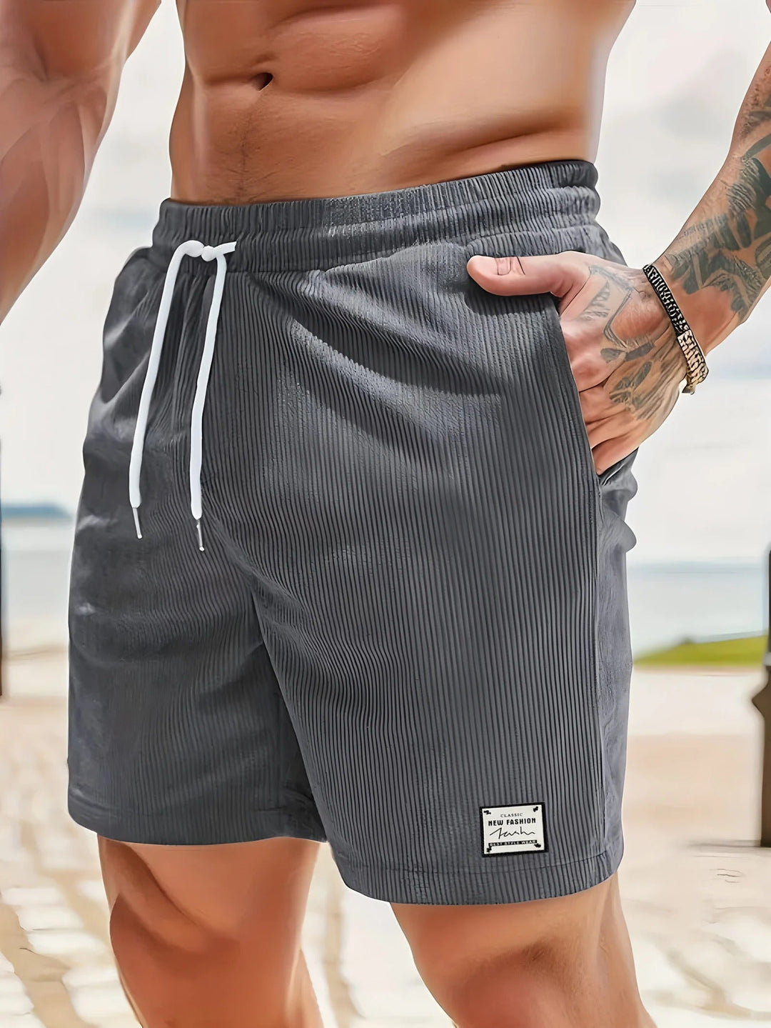 Herre Shorts med Fleksibel Midje for Maksimal Komfort