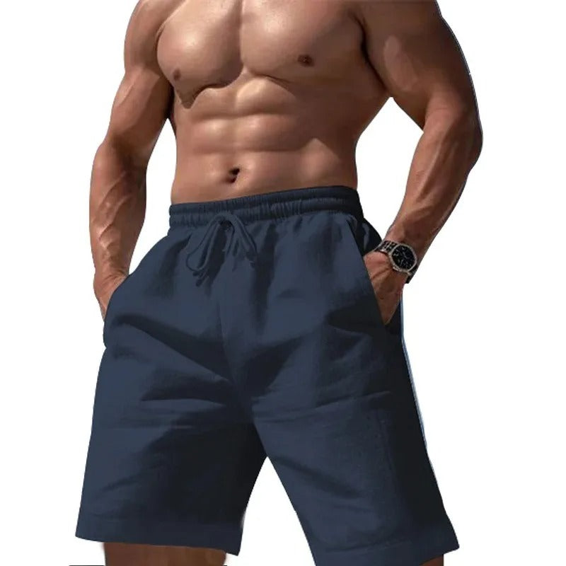 Menns Komfortable Elastiske Shorts for Sommeren