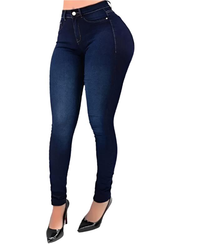 Shaping-jeans for Kvinner med Høy Midje