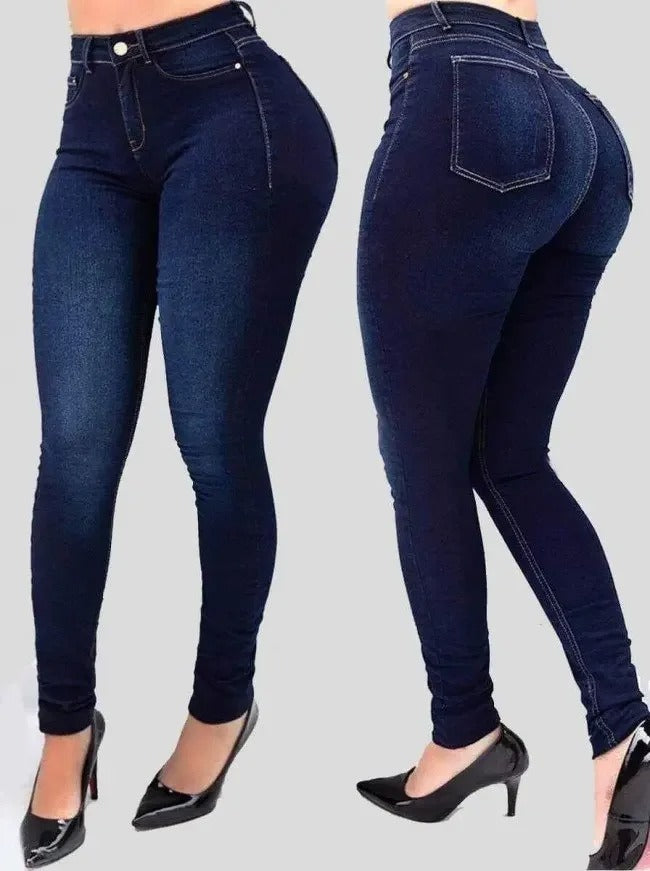 Shaping-jeans for Kvinner med Høy Midje