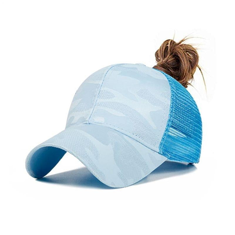 Kvinners Baseballcap med Kabelhull og Borrelås