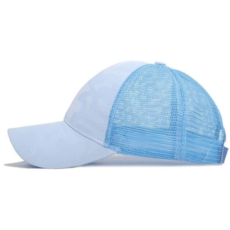 Kvinners Baseballcap med Kabelhull og Borrelås