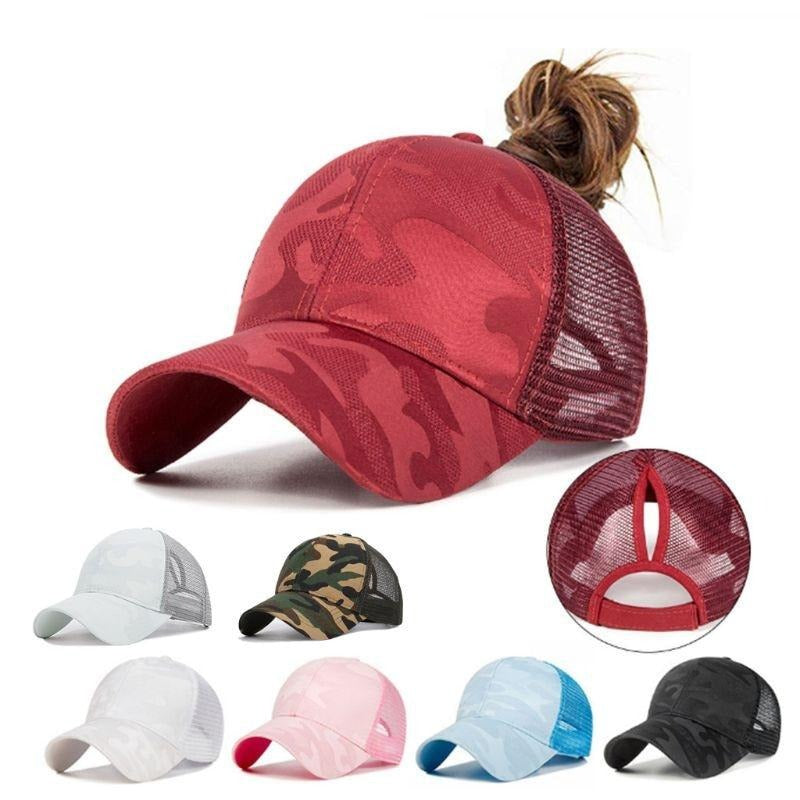 Kvinners Baseballcap med Kabelhull og Borrelås