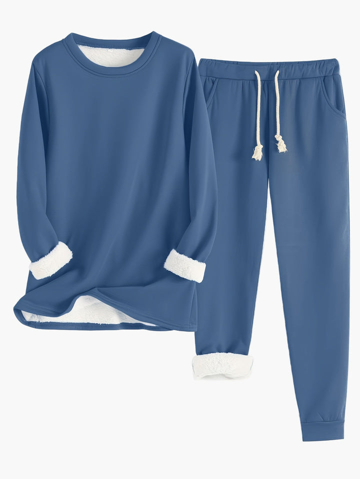 Kvinners Behagelige Todelt Loungewear Sett – Komfort &amp; Stil Hjemme
