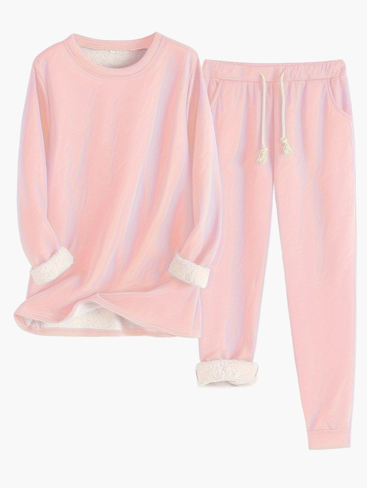 Kvinners Behagelige Todelt Loungewear Sett – Komfort &amp; Stil Hjemme
