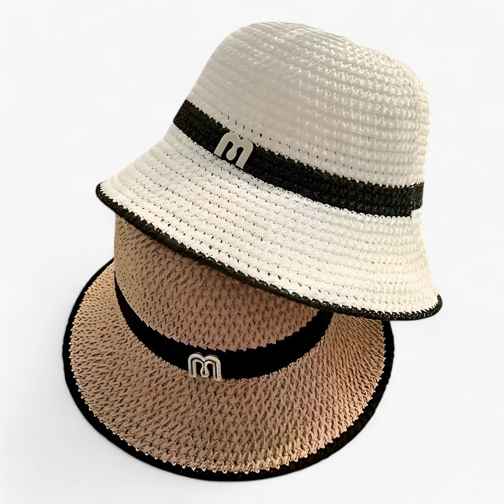 Sommerhatt med bred brem for kvinner