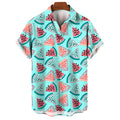 Herre T-skjorte med frisk vannmelon – Lett og sommerlig stil