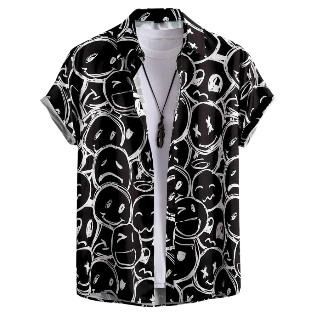 Herre Lettvekt Button-Up Skjorte for Komfort og Stil