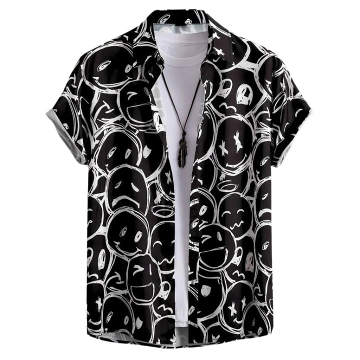 Herre Lettvekt Button-Up Skjorte for Komfort og Stil