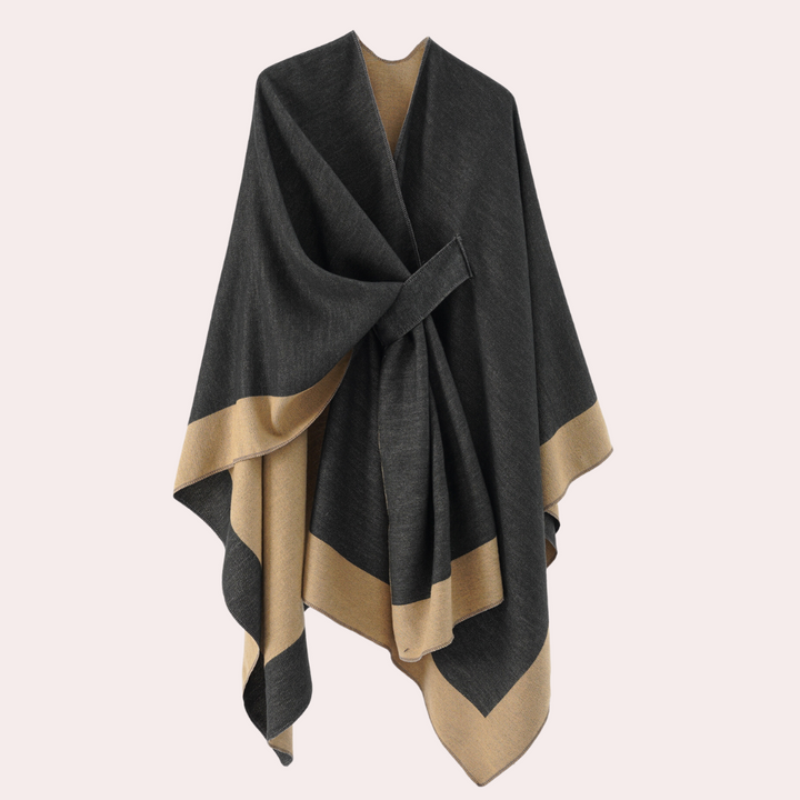 Kvinne Poncho i Luksuriøst Design