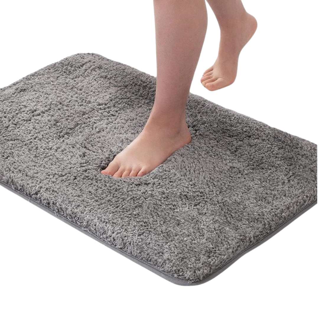 Luksuriøs Mikrofiber Badematte med Antiskli for Badeværelset