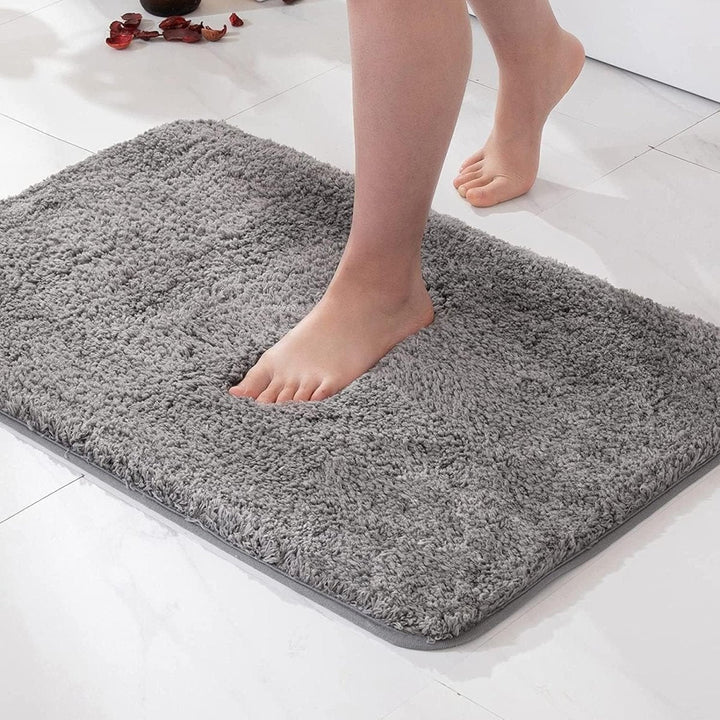 Luksuriøs Mikrofiber Badematte med Antiskli for Badeværelset