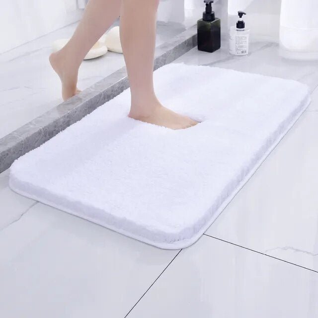 Luksuriøs Mikrofiber Badematte med Antiskli for Badeværelset