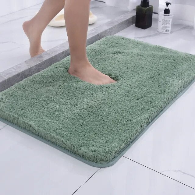 Luksuriøs Mikrofiber Badematte med Antiskli for Badeværelset