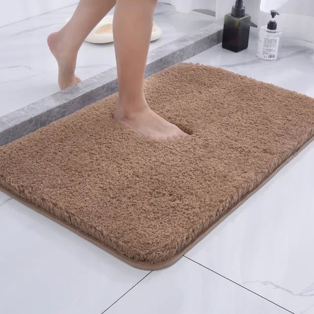 Luksuriøs Mikrofiber Badematte med Antiskli for Badeværelset