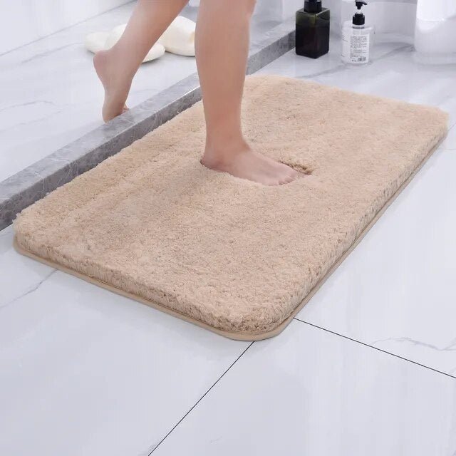 Luksuriøs Mikrofiber Badematte med Antiskli for Badeværelset