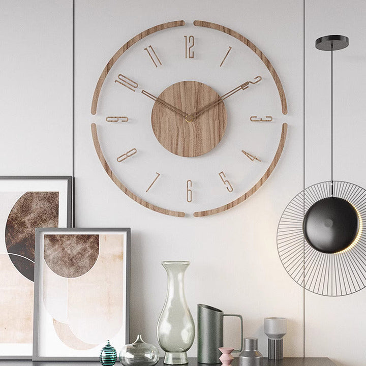 Moderne Minimalistisk Veggklokke for Hjemmet