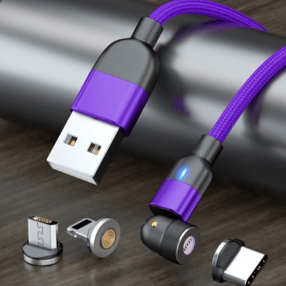 Universal Magnetisk Snabb-Ladekabel for Telefoner