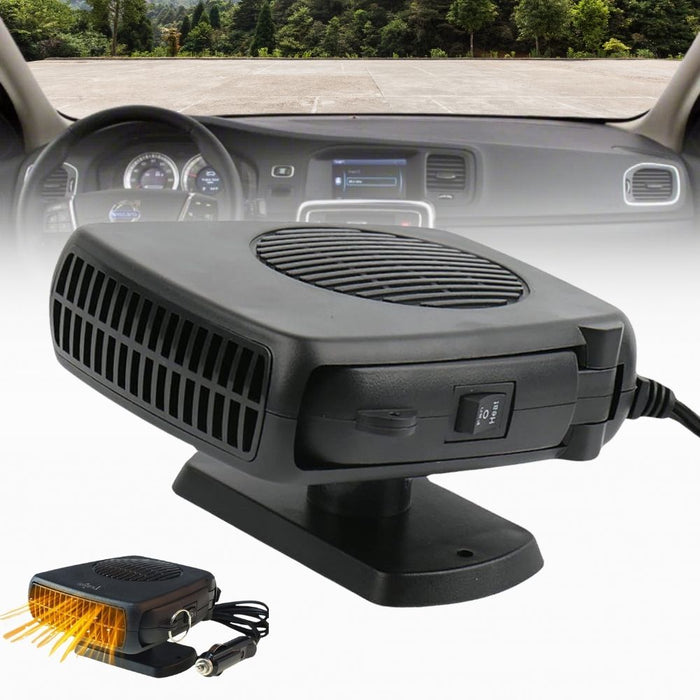 Ventilateur chauffant de voiture 12V - chauffage de voiture portable en céramique 150W/300W pour un dégivrage et un chauffage rapides