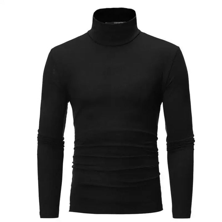 Menns Vintertopp Høyhalset Slim Fit – Varm &amp; Stilfull
