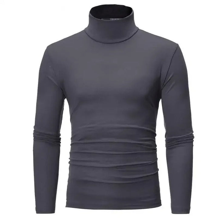 Menns Vintertopp Høyhalset Slim Fit – Varm &amp; Stilfull