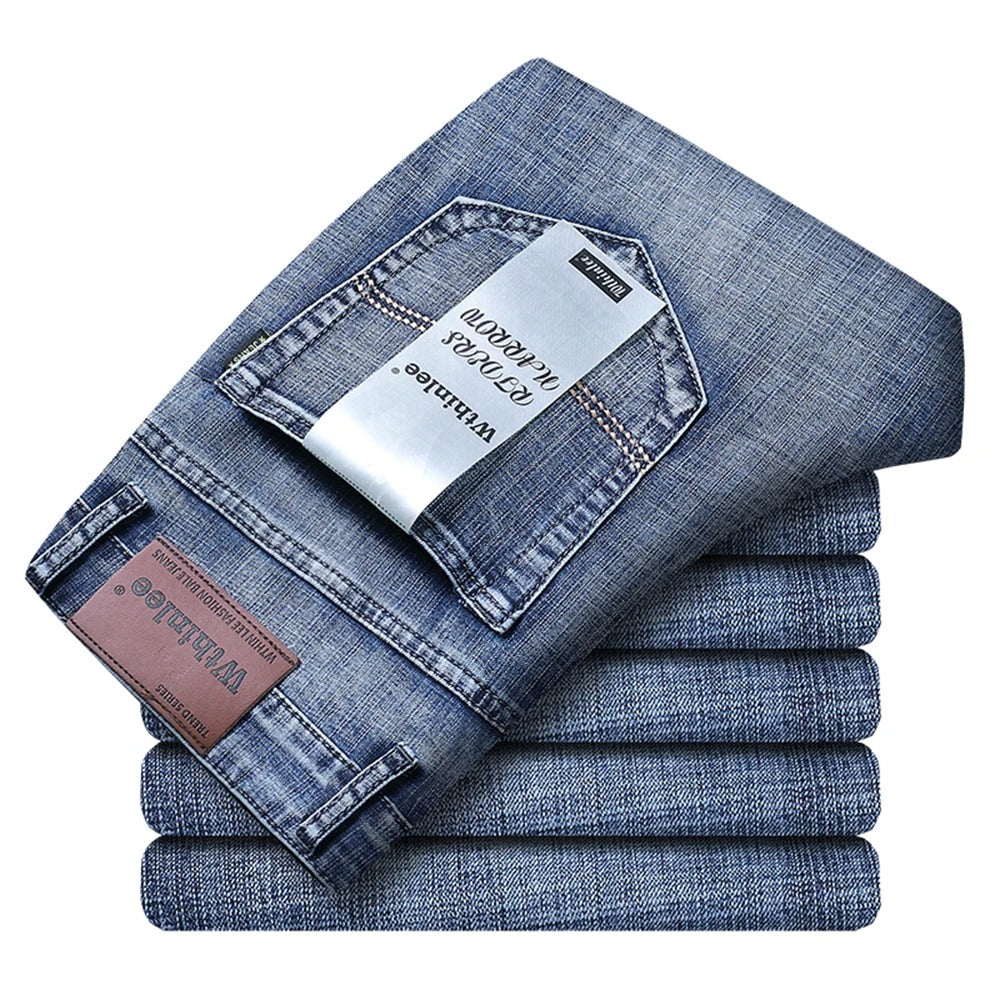 Menns Klassiske Denimjeans – Tidløs Stil og Komfort
