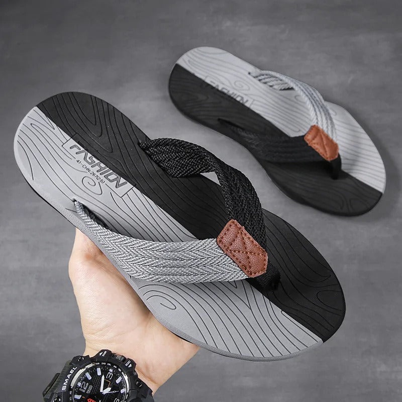 Menns Sklisikre Flipflops for Komfortabel Sommerstil