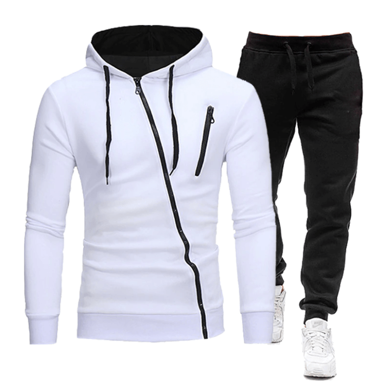 Menns Sporty Treningsjakke for Komfort og Stil