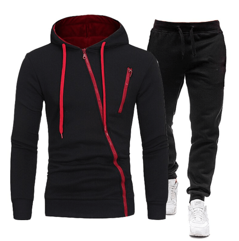 Menns Sporty Treningsjakke for Komfort og Stil