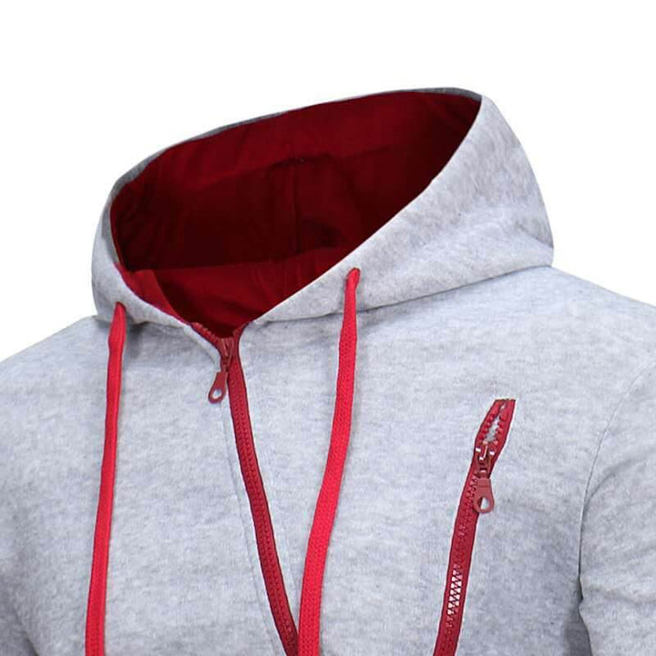 Menns Sporty Treningsjakke for Komfort og Stil