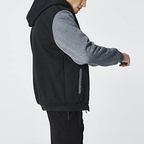 Menns Vinterjakke med Full Glidelås for Optimal Varme